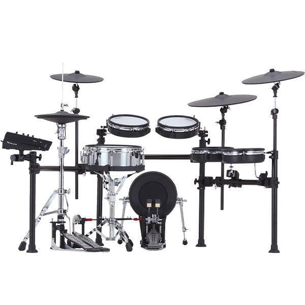 Roland TD713 Digital Electronic V-Drums 7 Series Kit Package with Studio Monitor Amplifier