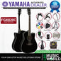 Yamaha FGX820C 41'' Dreadnought Solid Spruce Acoustic Electric Guitar- Black (FGX 820C)