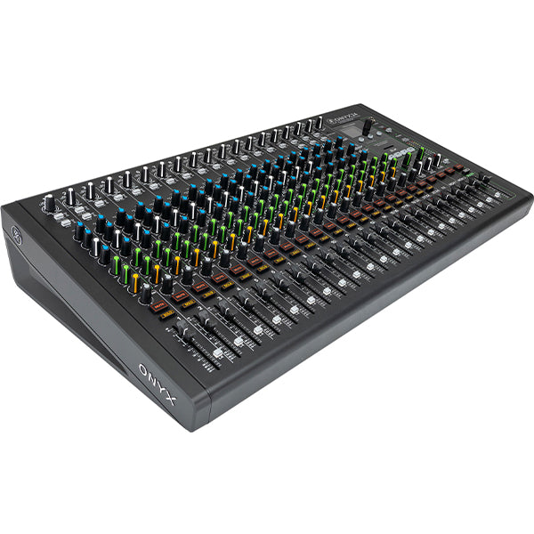 Mackie Onyx24 24 Channel Analog Mixer with Multi Track USB, Built In Effects and Bluetooth (Onyx 24)