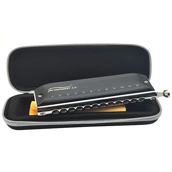 Easttop FORERUNNER 2.0 12 Hole 48 Tones Chromatic Harmonica Suitable for Beginner and Professional