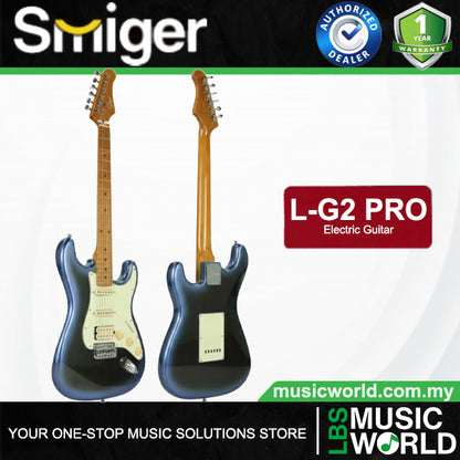 Smiger L-G2-Pro Poplar Body Electric Guitar SSH Pickup With Roasted Maple Neck