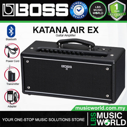 BOSS KATANA-AIR EX 35 Watt 5X2 Inch Wireless Amp Guitar Combo Amplifier Desktop