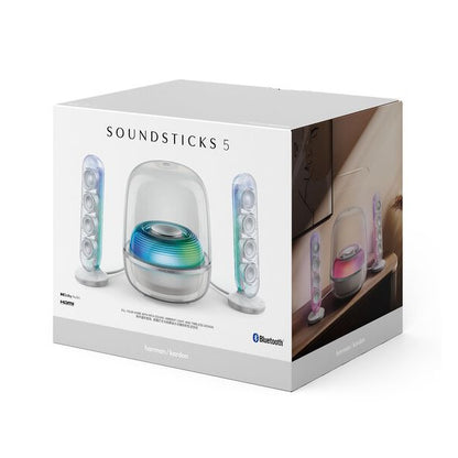 Harman Kardon SoundSticks4 Wireless Bluetooth Portable Transparent Speaker System