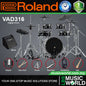 Roland VAD316 Digital V-Drums Acoustic Design 5 Pieces Electronic Drum Set Package with Amplifier