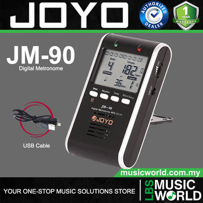 JOYO JM-90 Digital Metronome with Human Voices Rhythm and Beats (JM90)