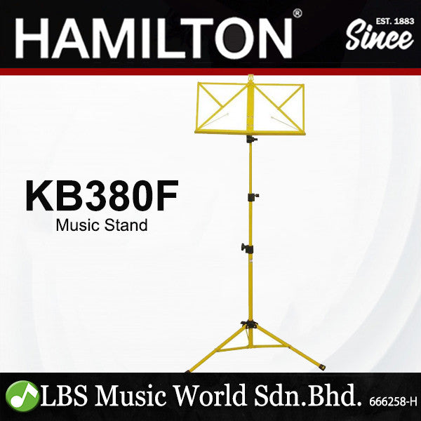 Hamilton KB380F 3 Section Advance Musical Book Stand Black With Bag (KB380)