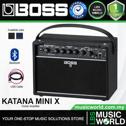 Boss Katana Mini-X 10 Watts 5" Speaker Guitar Bass Bluetooth Amplifier (MINIX)