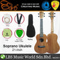 Evo Soprano UK21, Concert UK23 and Tenor Ukulele UK26 - Hawaiian Nylon String Guitar
