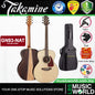 Takamine-GN93-NAT NEX Cutaway Solid Spruce Top Acoustic Guitar with Bag - Natural Gloss (GN93 NAT)
