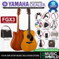 Yamaha FGX3 41" Dreadnought Solid Sitka Spruce Top Acoustic Electric Guitar with Pickup