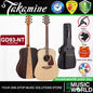 Takamine GD93-NAT Dreadnought Cutaway Solid Spruce Top Acoustic Guitar with Bag - Natural Gloss (GD93 NAT)
