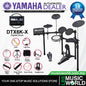 Yamaha DTX6K-X 5 Piece Electronic Drum Set Digital Kit with DTX-PRO Drum Module (DTX6 DTX6K X)