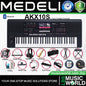 Medeli AKX10S 61 Key Professional Arranger Keyboard with Full Package - Black