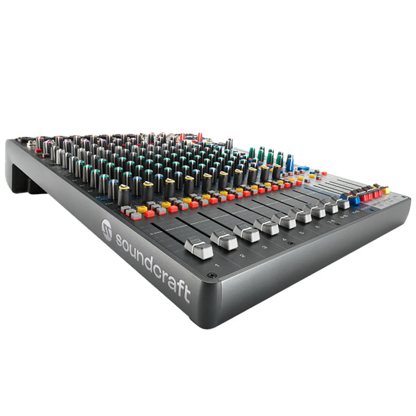 Soundcraft Signature Plus 12 Channel Professional Audio Mixer Compact Analogue Mixing with Effect