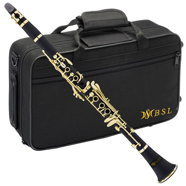 BSL Bb Clarinet B Flat Woodwind Instrument Ebonite for Beginner