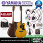 Yamaha A5R ARE Dreadnought Cutaway Acoustic Electric Guitar with Hardcase - Vintage Natural