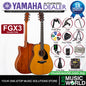 Yamaha FGX3 41" Dreadnought Solid Sitka Spruce Top Acoustic Electric Guitar with Pickup