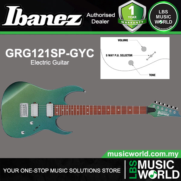 Ibanez GRG121SP Poplar Body Electric Guitar With Jatoba fretboard and HH Pickup (GRG121 SP)