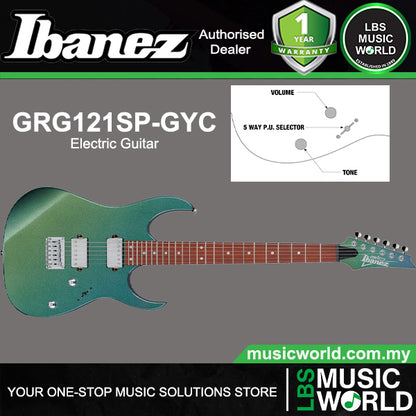 Ibanez GRG121SP Poplar Body Electric Guitar With Jatoba fretboard and HH Pickup (GRG121 SP)