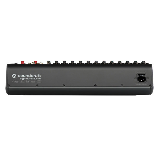 Soundcraft Signature Plus 16 Channel Professional Audio Mixer Compact Analogue Mixing With Effect