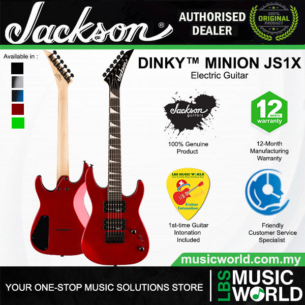 Jackson JS1X Dinky Minion Poplar Body Amaranth Fretboard Electric Guitar HH Pickup