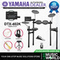Yamaha DTX-402K Digital Electronic Drum Kit Set Basic Package (DTX 402 DTX402K)