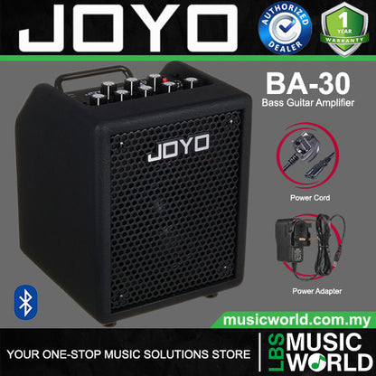 Joyo BA-30 30 Watt Electric Bass Guitar Amplifier with Compressor (BA30)