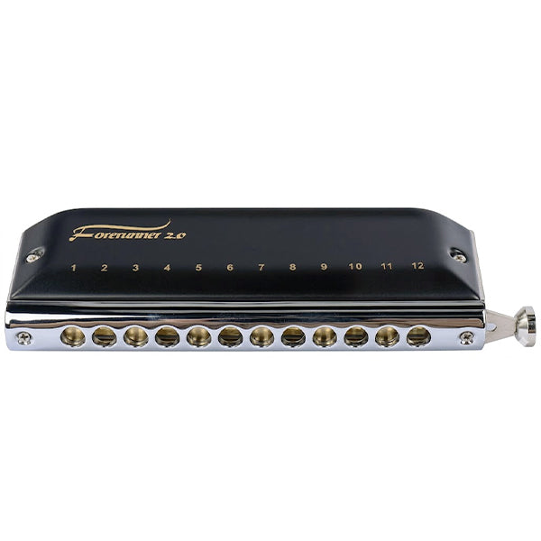 Easttop FORERUNNER 2.0 12 Hole 48 Tones Chromatic Harmonica Suitable for Beginner and Professional