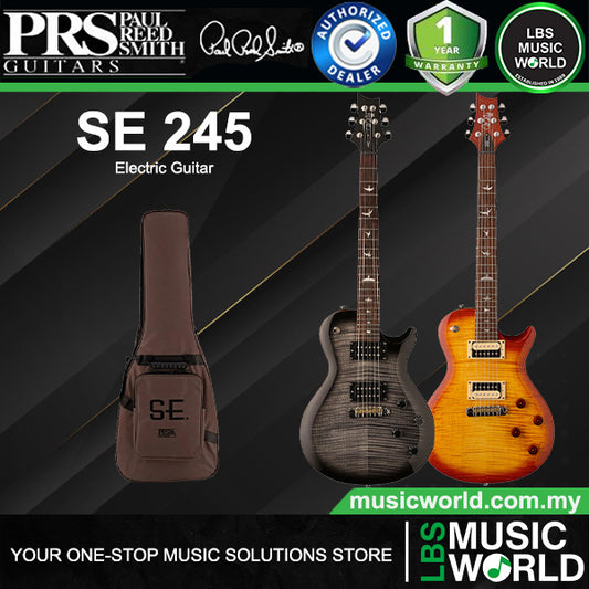 PRS SE 245 Mahogany Solidbody Electric Guitar HH Pickups With Gig Bag (SE245)