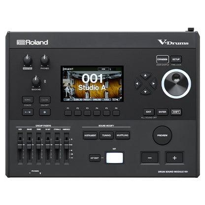 Roland TD516 Digital Electronic V-Drums Kit Package with Amplifier and Expandable V51 Module