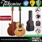 Takamine GN20CE-NS NEX Cutaway Solid Cedar Top Acoustic Electric Guitar with Bag - Natural Satin (GN20CE NS)