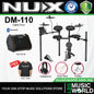 Nux DM-110 Digital Drum Complete Set with PA-50 Personal Monitor Speaker (DM110 PA50)