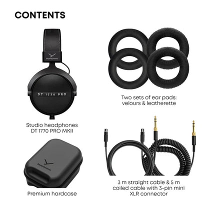Beyerdynamic DT 1770 PRO MKII 30 Ohm Tesla Studio Closed Back Monitoring Headphone